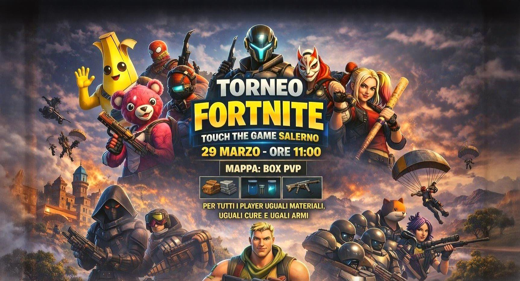 Evento torneo Fortnite